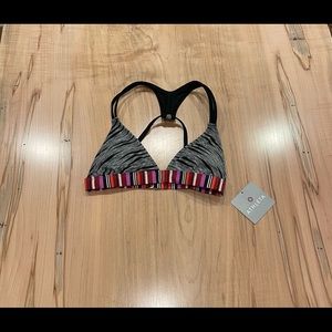 NWT Athleta Ariel Tiki bikini swim top xxs